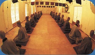 Il monitoraggio della meditazione sui monaci